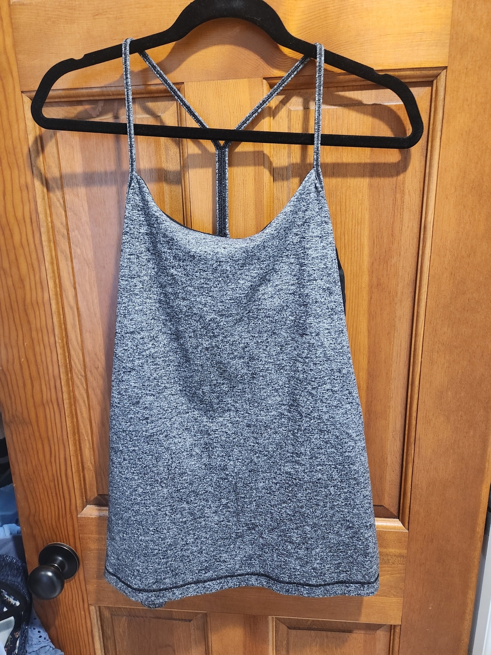 Lululemon Women’s Grey Heather Strappy Tank Top